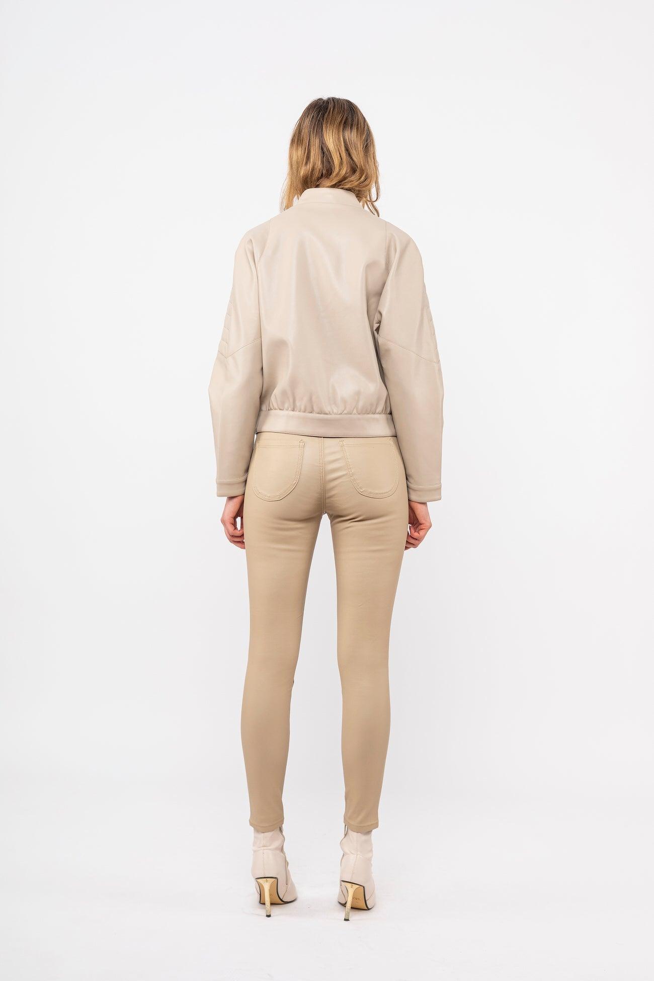 Blouson motard simili - John - TOXIK3