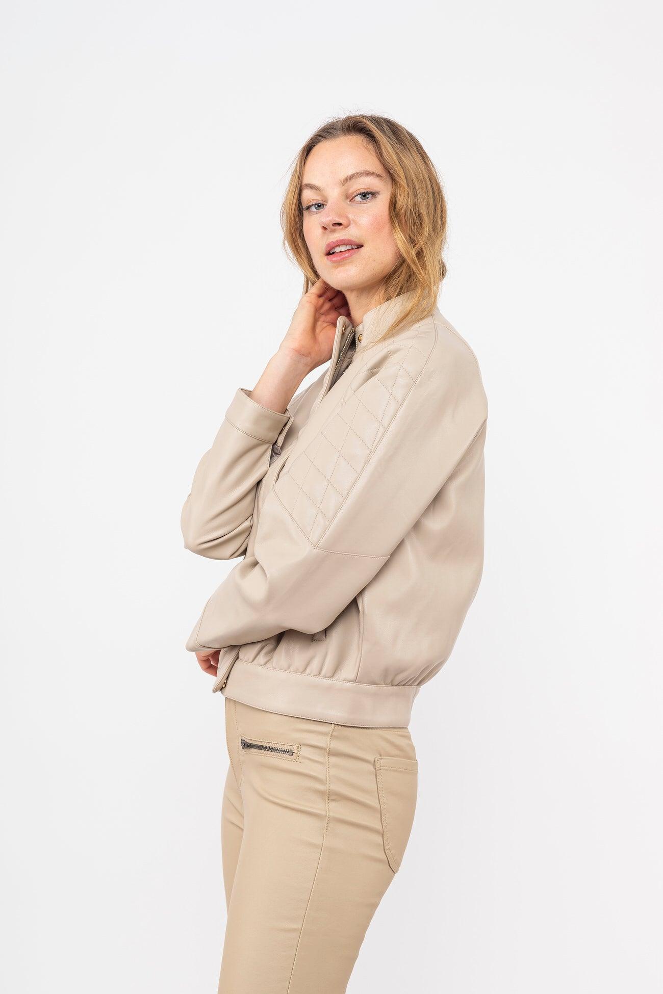 Blouson motard simili - John - TOXIK3